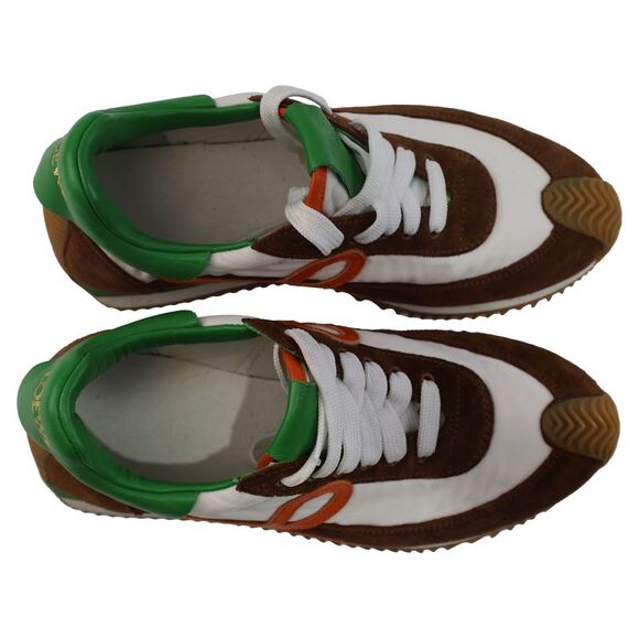 Loewe Flow Runner Sneakers in Multicolor Suede and Nylon - Picture 12 of 12